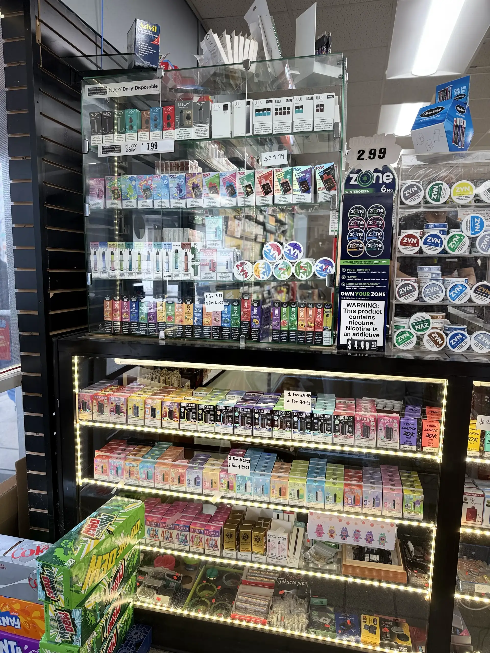 Store shelves at Krauszer's